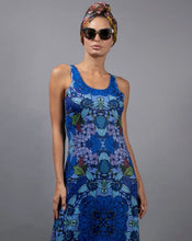 Load image into Gallery viewer, Egyptian Blue Garden Tank Dress