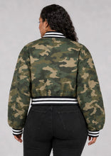 Load image into Gallery viewer, World Tour Camo Varsity Bomber