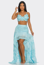 Load image into Gallery viewer, Aqua Goddess Lace Set