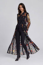 Load image into Gallery viewer, The Jardin Noir Luxury Duster