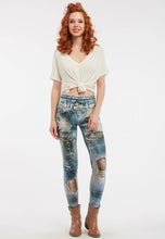 Load image into Gallery viewer, Denim Print Leggings