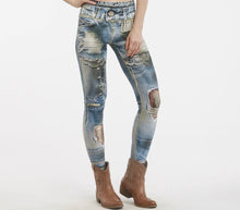 Load image into Gallery viewer, Denim Print Leggings