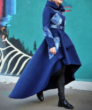 Load image into Gallery viewer, Blue Denim High Low Maxi