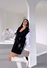 Load image into Gallery viewer, Black Blazer with Shirt Sleeves
