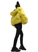 Load image into Gallery viewer, Reversible Puff Jacket (Black/Yellow)

