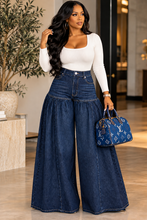 Load image into Gallery viewer, Drop Hip Ultra Wide Leg Jeans
