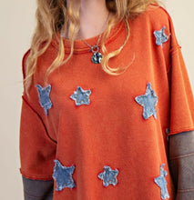 Load image into Gallery viewer, Denim Star Patched Terry Set
