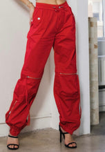 Load image into Gallery viewer, Red Baggy Cargo Pants
