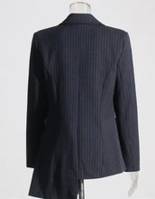 Load image into Gallery viewer, Blue Pinstripe Blazer
