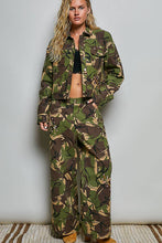 Load image into Gallery viewer, Embroidered Floral Woven Twill Button Front Closure Jacket
