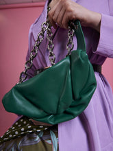 Load image into Gallery viewer, Green Eco Charlotte Leather Bag
