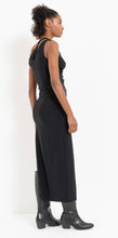 Load image into Gallery viewer, One Shoulder Mesh Top &amp; Split Skirt Set (Black/Off White)
