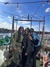 Load image into Gallery viewer, Denim Runway Twisted Vest (Dark &amp; Light Denim)
