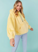 Load image into Gallery viewer, Oversized Faux Fur Hoodie (Orange, Green, Yellow, Light Blue)
