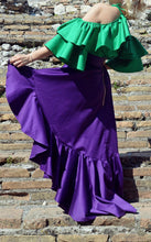 Load image into Gallery viewer, Purple Ruffle Skirt
