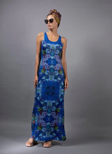 Load image into Gallery viewer, Egyptian Blue Garden Tank Dress
