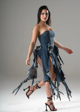 Load image into Gallery viewer, Denim Washed Stretch Dress/Top
