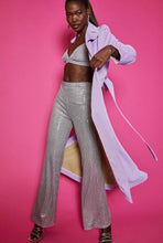 Load image into Gallery viewer, Dreamy Lilac Faux Suede Maxi Trench
