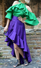 Load image into Gallery viewer, Purple Ruffle Skirt
