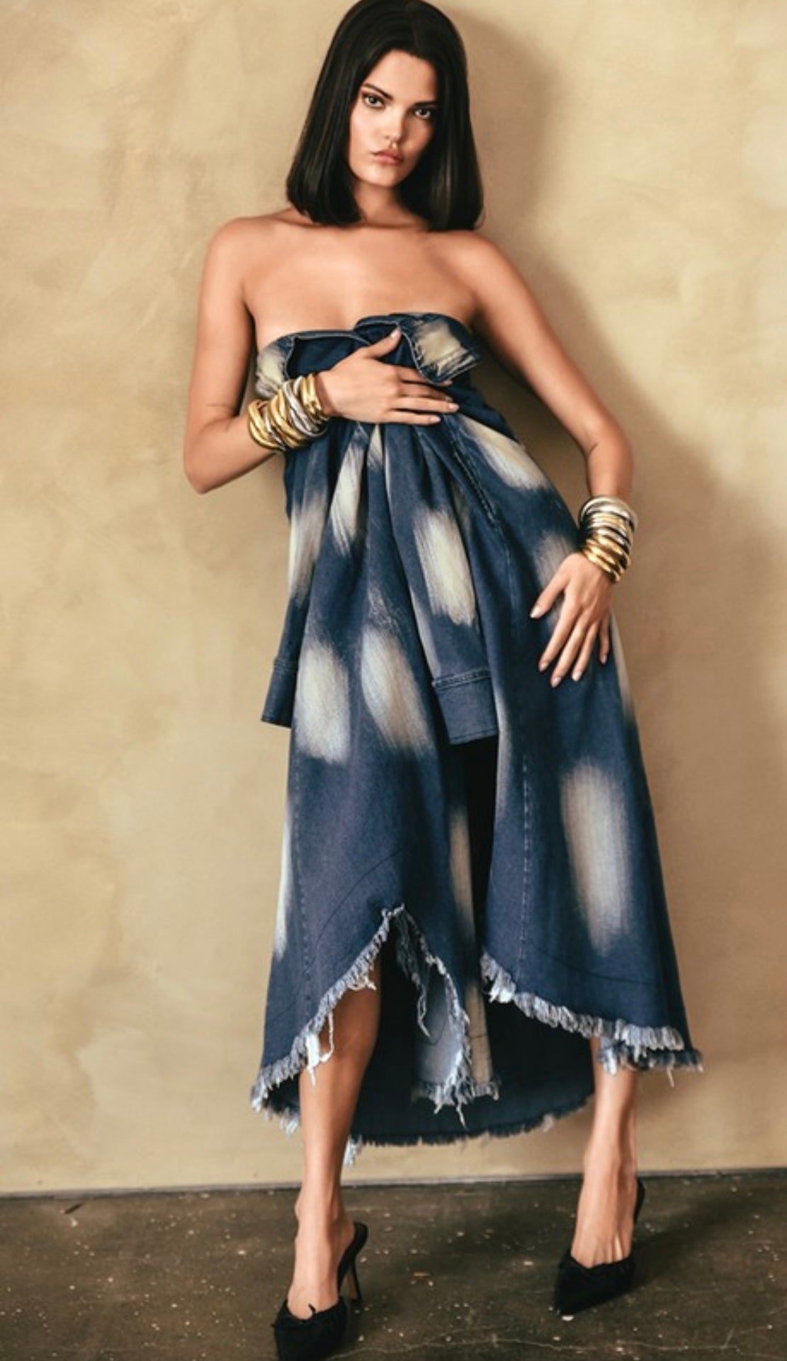 summer dress knitted Vintage knitted summer semi-sheer dress main image 0