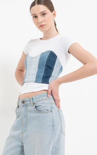 Load image into Gallery viewer, Shades of Denim Tube Top
