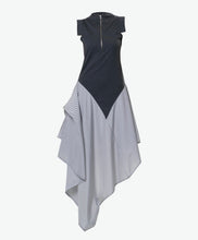 Load image into Gallery viewer, Sienna Gray/Black Boho Dress
