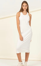 Load image into Gallery viewer, Whip Cream Tank Midi Dress
