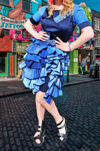 Load image into Gallery viewer, Denim Ruffle Dress
