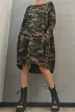 Load image into Gallery viewer, Camouflage Midi Dress
