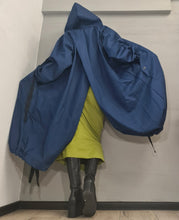 Load image into Gallery viewer, Long Denim Loose Hooded Coat
