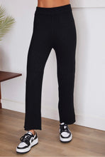 Load image into Gallery viewer, Charcoal 3-Piece Ribbed Knit Set
