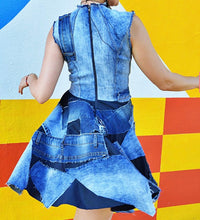 Load image into Gallery viewer, Rockabye Hobo Denim Patched Dress
