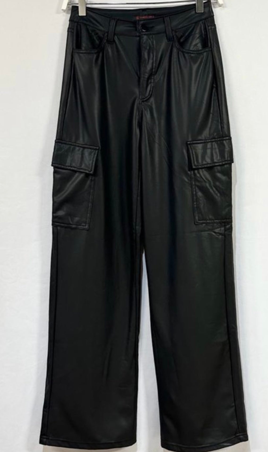 Black Cargo Faux Leather Pants – BLOSSOMS BOUTIQUE