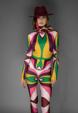 Load image into Gallery viewer, Abstract Psychedelic Bodysuit
