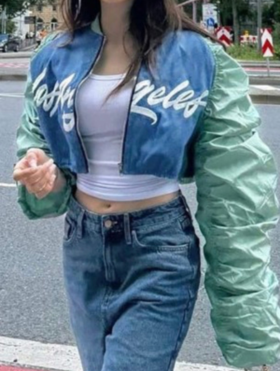Denim Cropped LA Jacket