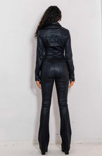 Load image into Gallery viewer, Black Nail Head Bootcut Jumpsuit
