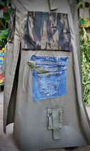 Load image into Gallery viewer, Camo &amp; Denim Patched Maxi Skirt
