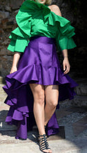 Load image into Gallery viewer, Purple Ruffle Skirt
