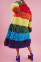 Load image into Gallery viewer, Artisan Rainbow Maxi Coat
