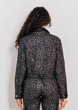 Load image into Gallery viewer, Black Leopard Jacket
