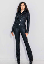 Load image into Gallery viewer, Black Nail Head Bootcut Jumpsuit
