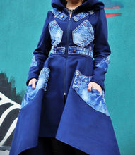 Load image into Gallery viewer, Blue Denim High Low Maxi
