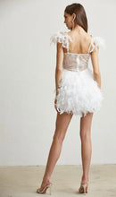 Load image into Gallery viewer, White Sequin Beaded Corset Mini Dress
