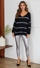 Load image into Gallery viewer, Faux Leather Coated Leggings (Black, Chocolate, Hunter Green, Silver)
