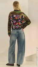 Load image into Gallery viewer, Camouflage Sequin Embellishment Jacket
