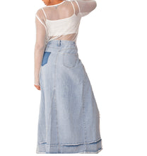Load image into Gallery viewer, Denim Slit Wrap Skirt (S-XL)
