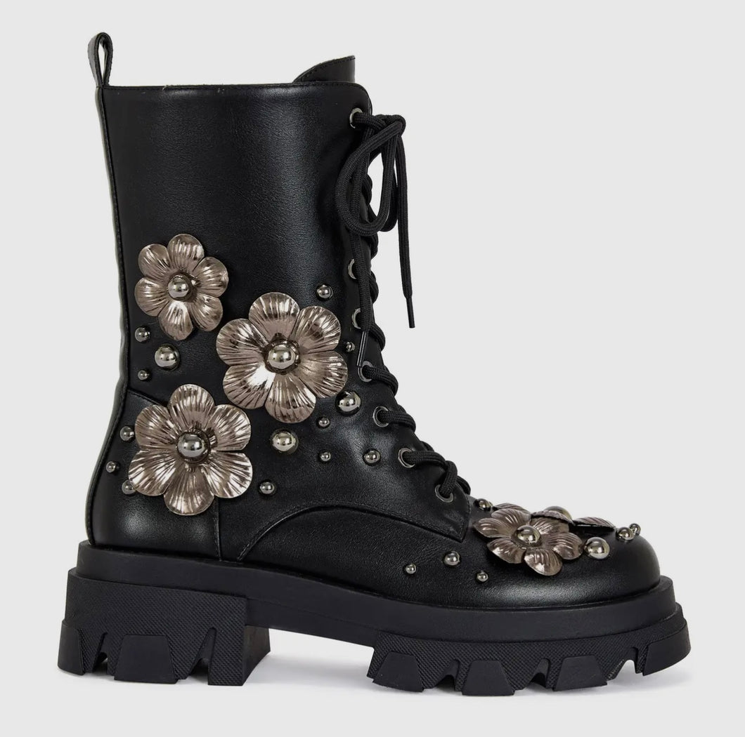 Boho Combat Boot