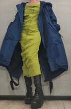 Load image into Gallery viewer, Long Denim Loose Hooded Coat
