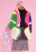 Load image into Gallery viewer, Vibrant Faux Fur Statement Coat
