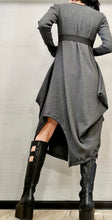 Load image into Gallery viewer, Gray Extravagant Asymmetric Dress
